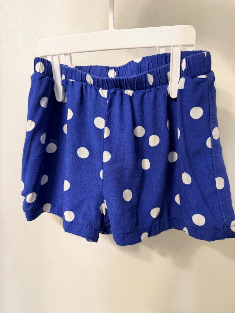 Blue Polka Dot Ruffle Tank Top and shorts - Picture 3 of 4
